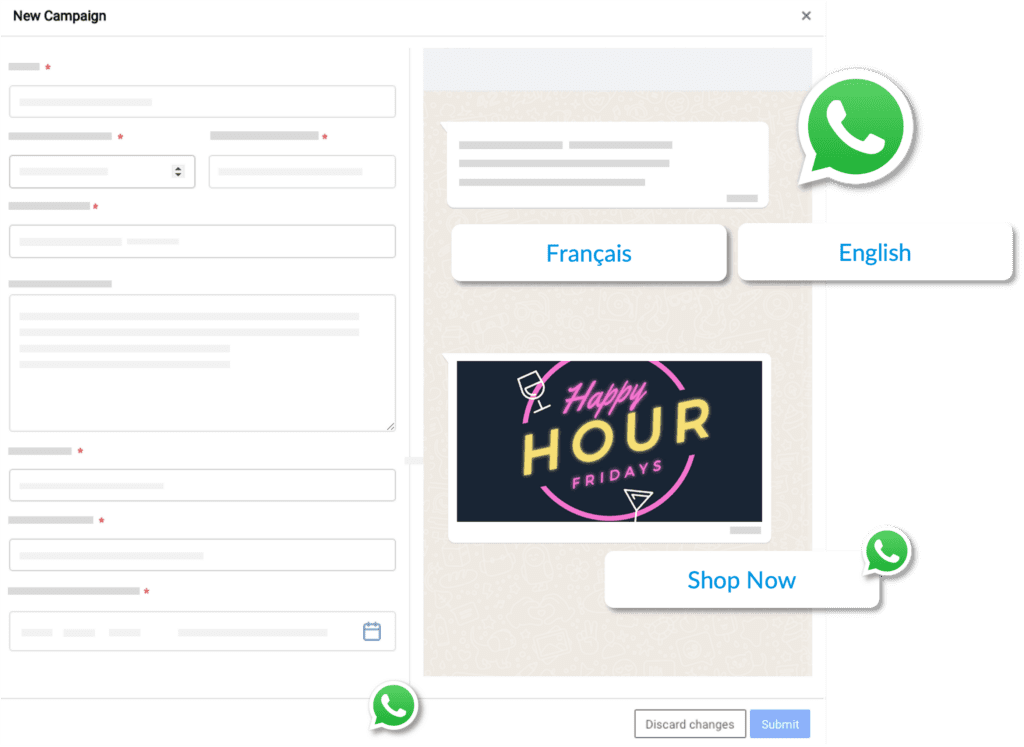 Whatsapp API Template - Mass marketing
